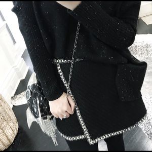 Korean Fasion Tweed A line Mini Skirt S
